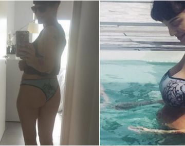 Connie Ansaldi y una foto indiscreta de su cola