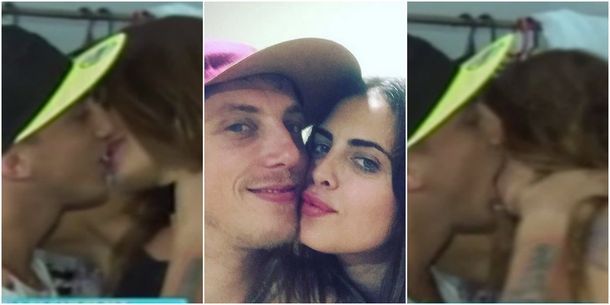 Beos a beso: Silvina Luna y El Polaco se comieron la boca