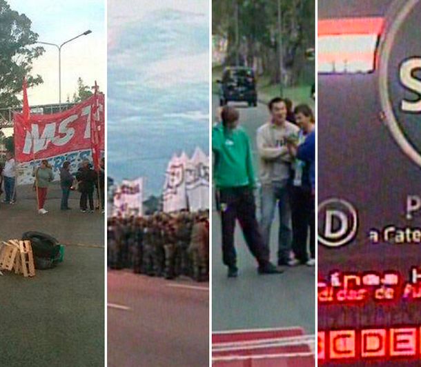 Panamericana, General Paz, Illia y Puente Pueyrredón, bloqueados por los cortes