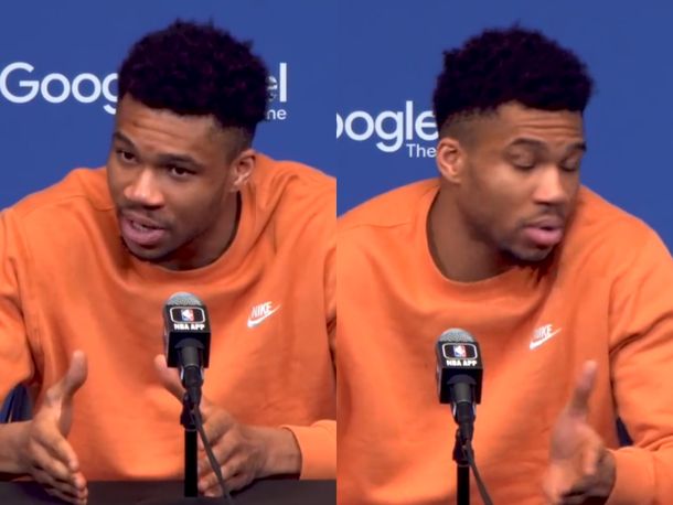 El enojo de Giannis Antetokounmpo con un periodista y su visión del fracaso en el deporte