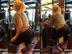 Wanda Nara entrena su cola Wanda Nara entrena su cola
