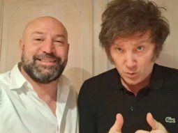 Diego Spagnuolo y Javier Milei.