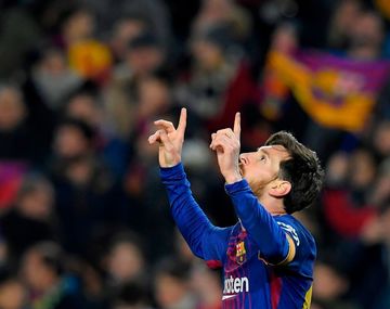 El mejor homenaje a su abuelo: Messi marcó dos en la goleada de Barcelona a Girona