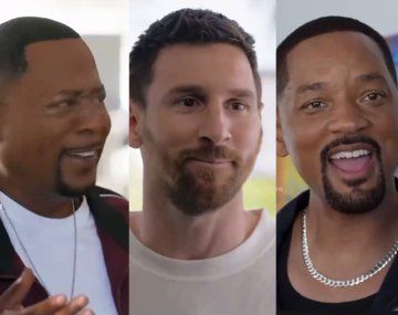 Messi actuó en el tráiler de una película de Will Smith: el video