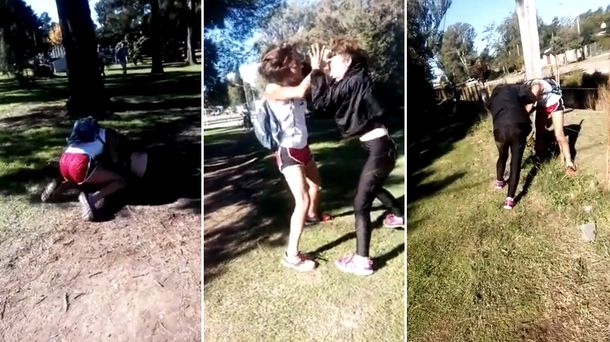 Dos chicas se pelearon en un parque de Rufino
