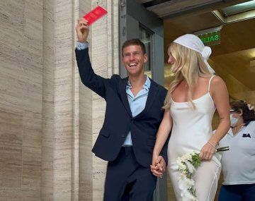 El Peque Schwartzman y Eugenia De Martino dieron el sí: las fotos