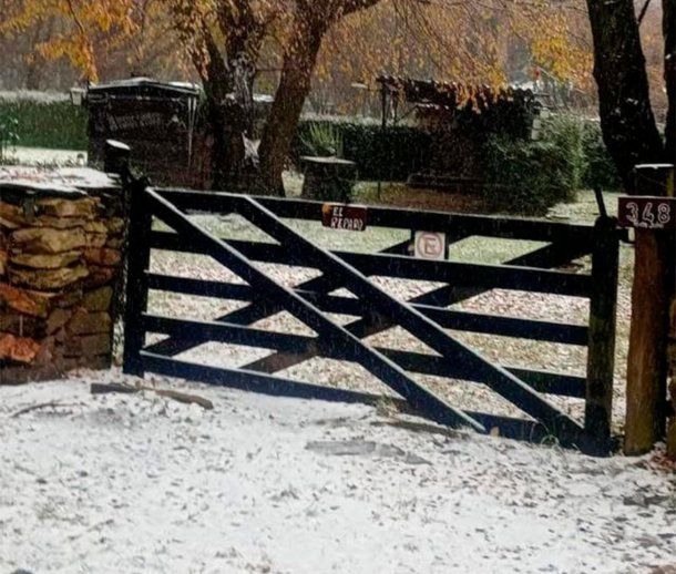 Nieve en La Carolina