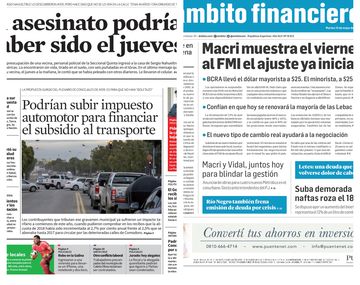 Tapas de diarios del martes 15 de mayo de 2018