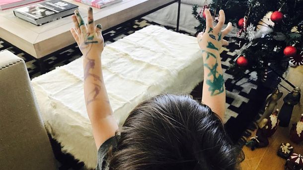 Lorenzo Tinelli se tatuó los brazos como Marcelo