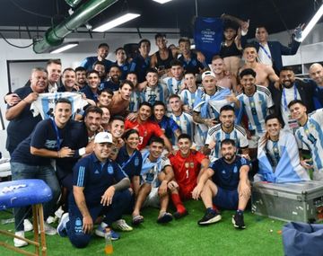 Los festejos de Argentina tras clasificar a los Juegos Olímpicos 2024