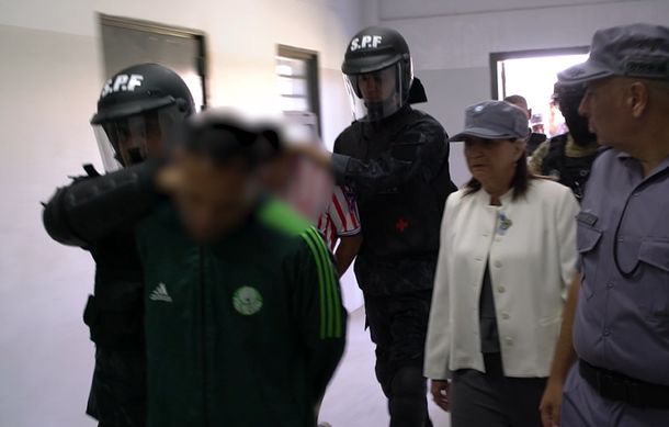 Durante la inauguración de la cárcel en Santa Fe trasladaron a algunos presos a celdas Durante la inauguración de la cárcel en Santa Fe trasladaron a algunos presos a celdas