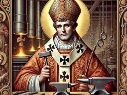 San Eligio, también conocido como San Eloy o Saint Éloi. San Eligio, también conocido como San Eloy o Saint Éloi.