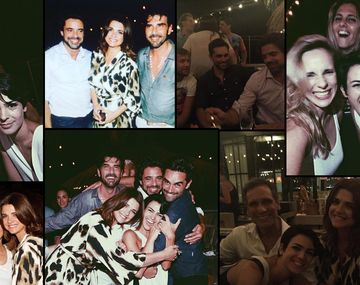 El divertido festejo del elenco de Los ricos no piden permiso