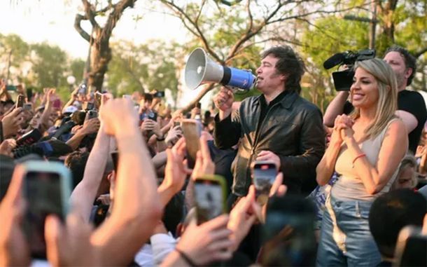 Javier Milei en Corrientes.