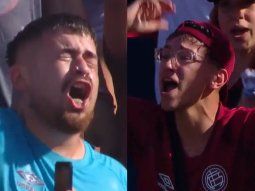 Hinchas de Lanús cantando a todo pulmón en la final de la Copa Sudamericana 2025. Hinchas de Lanús cantando a todo pulmón en la final de la Copa Sudamericana 2025.