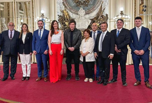 Ley Ómnibus: Javier Milei se reunió con Victoria Villarruel y sus siete senadores