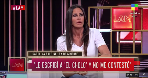 Baldini volvió a LAM: carta documento de Simeone y el delicado motivo del divorcio