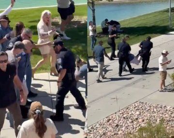 Así detenían al presunto asesino de Charlie Kirk