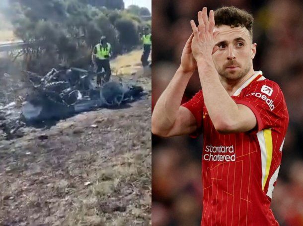 Impactante: así quedó el auto de Diogo Jota tras el accidente que le costó la vida