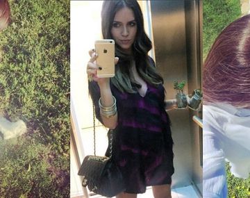 Las selfies de Zaira Nara embarazada