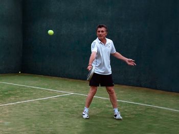 Macri se lesionó este jueves jugando al paddle con Patricia Bullrich