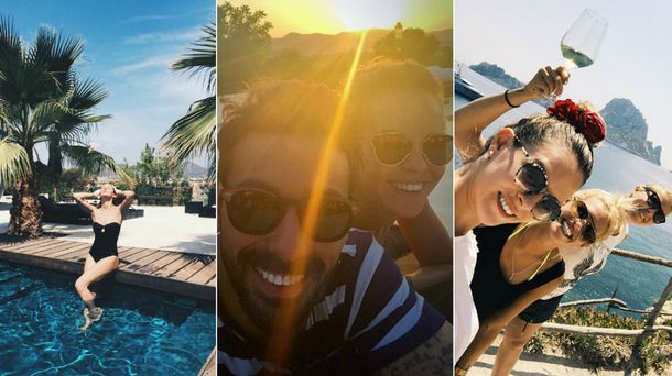 Las vacaciones del Pocho Lavezzi y Yanina Screpante