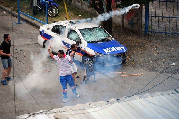 VIDEO: los incidentes que obligaron a la suspensión de Arsenal-Aldosivi