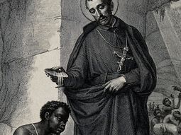 San Pedro Claver, patrono de los esclavos. San Pedro Claver, patrono de los esclavos.