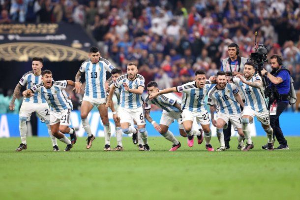 Festejo de la Selección Argentina campeona de Qatar 2022 - @fifaworldcup_es