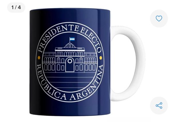 Vende tazas en honor a Javier Milei y se volvió viral por las preguntas