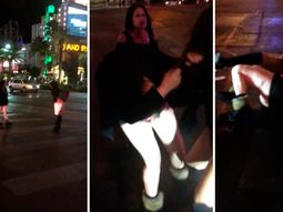 Pelea de strippers en Las Vegas Pelea de strippers en Las Vegas