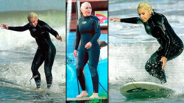 Las fotos de Verónica Ojeda surfeando en Mar del Plata