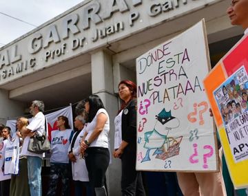 Trabajadores del Hospital Garrahan van al paro en reclamo de la aplicación de la ley de emergencia pediátrica