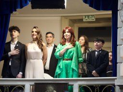 Cristina, presente en el acto de asunción de Axel Kicillof