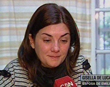 Gisella De Luca, viuda de Emiliano Martino