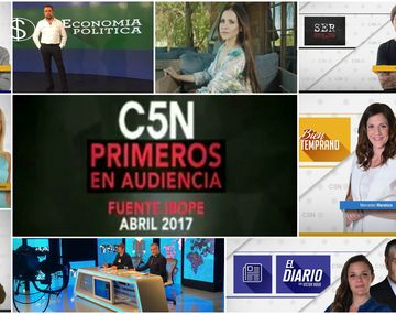 C5N primero en audiencia en abril