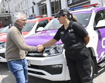 Julio Zamora supervisó el funcionamiento de 20 nuevos móviles del Sistema de Protección Ciudadana