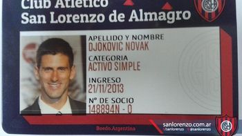san lorenzo sumo un socio de lujo: novak djokovic san lorenzo sumo un socio de lujo: novak djokovic