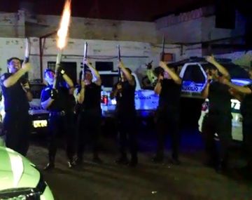 Sancionarán al grupo de policías que festejó la Navidad a los tiros