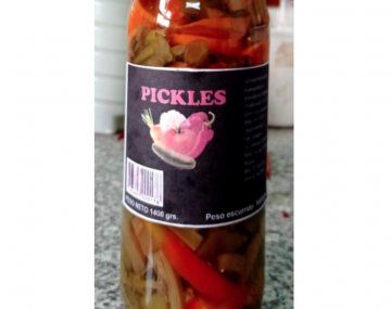 La ANMAT prohibió una marca de Pickles que se vendía en Jujuy
