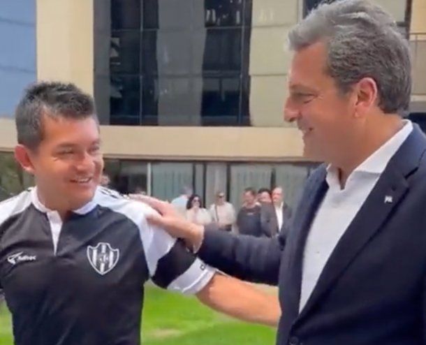 El presagio futbolero de Sergio Massa al Pulga Rodríguez