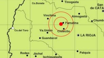 Un sismo de 5,9 de magnitud sacudió el territorio riojano. Un sismo de 5,9 de magnitud sacudió el territorio riojano.