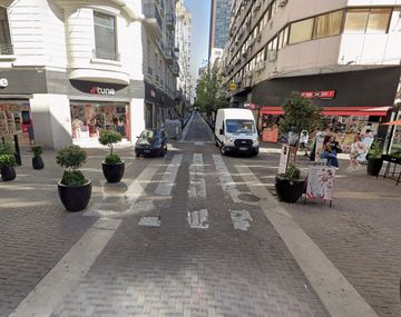 El ataque ocurrió en Esmeralda y Lavalle (captura Google Maps).