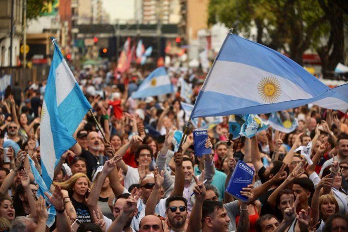 Movilización del Frente de Todos - Crédito: @FrenteDeTodos