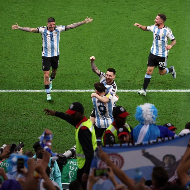 Argentina jugó un partidazo y se metió en los cuartos de final del Mundial de Qatar 2022