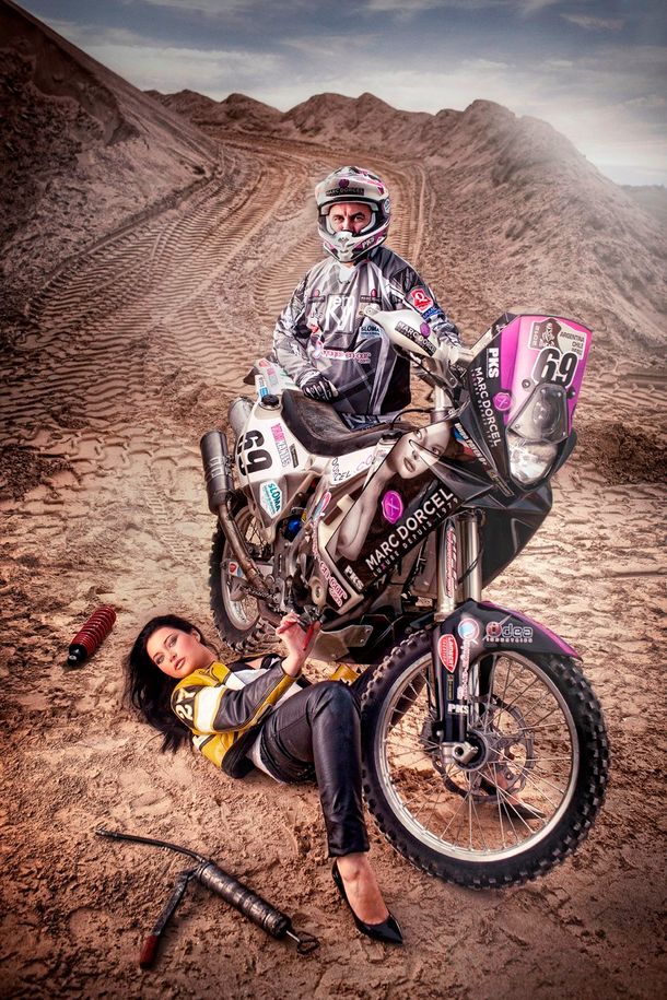 Un piloto del Dakar tiene apoyo de una productora de cine porno