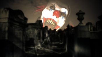 terror y misterio por un payaso en un cementerio terror y misterio por un payaso en un cementerio