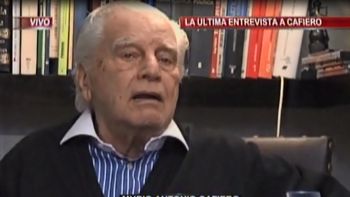 la ultima entrevista televisiva a antonio cafiero la ultima entrevista televisiva a antonio cafiero