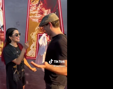 Peter Lanzani apareció en el Meet and greet de Lali Espósito