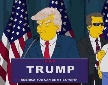 Guionista de Los Simpson habló de Trump
